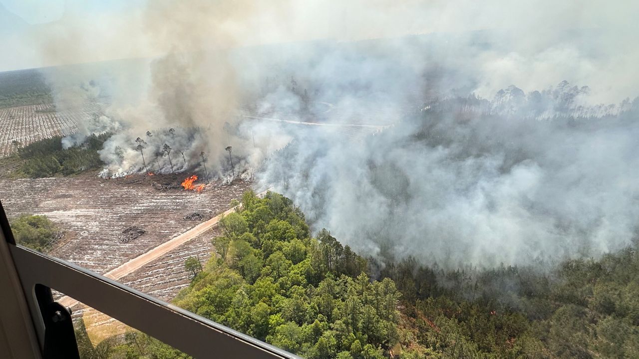 120+ homes destroyed by Georgia wildfires — aerial devastation